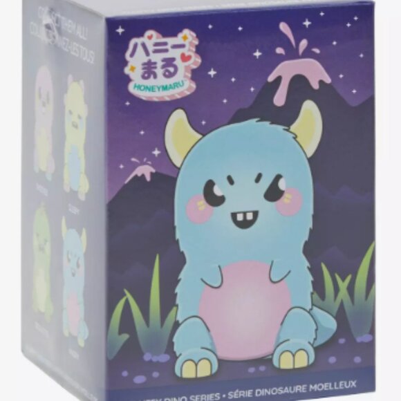 Honey Maru Fluffy Dino Series Plush Keychain Bundle Of 2 Blind Boxes! NIB! - Picture 2 of 2